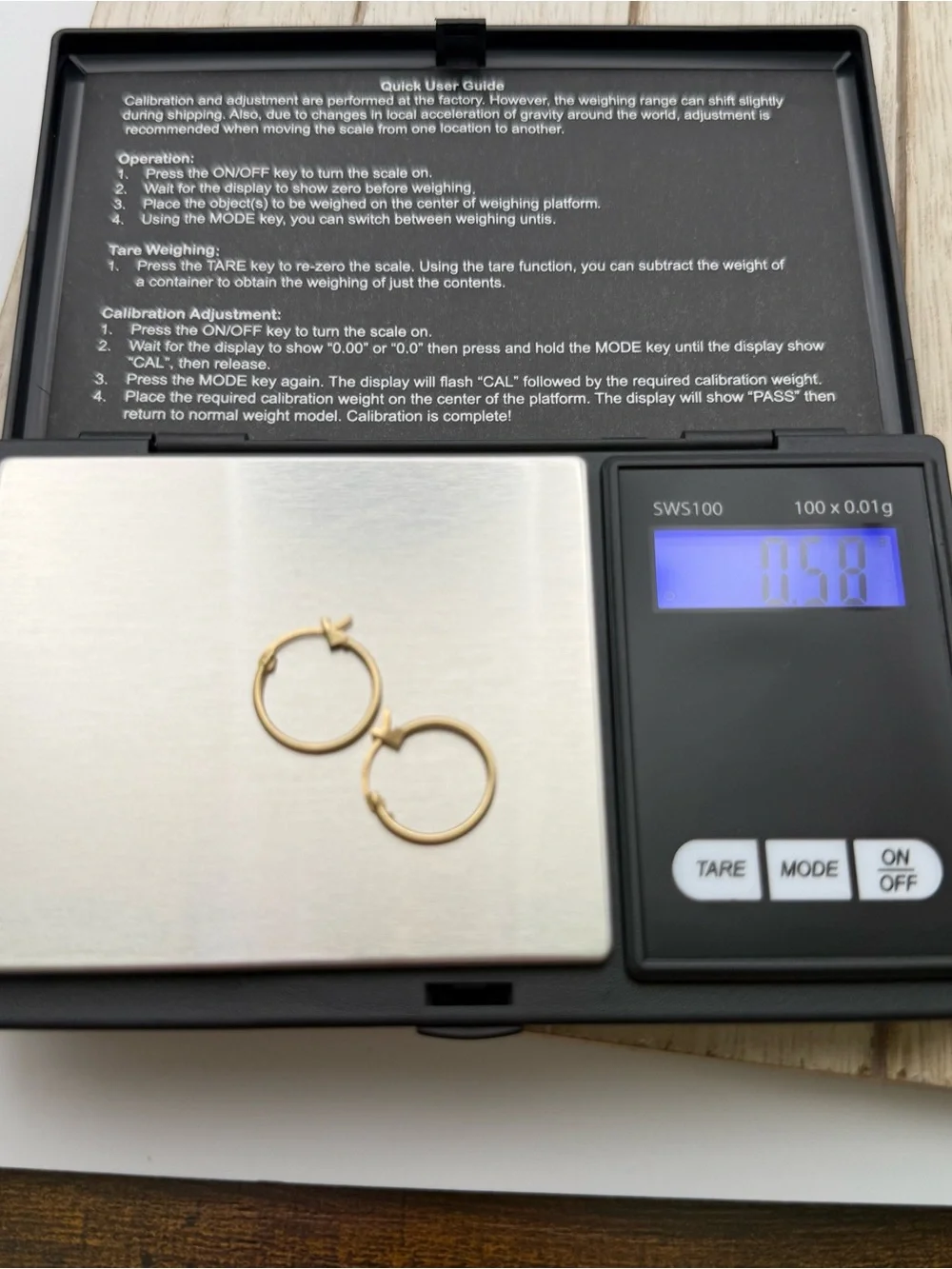 14k Classic Gold Hoop Earrings - Small Lightweight Hoops
